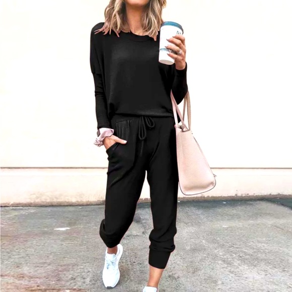 Pants - (Last 1) Two piece casual long sleeve